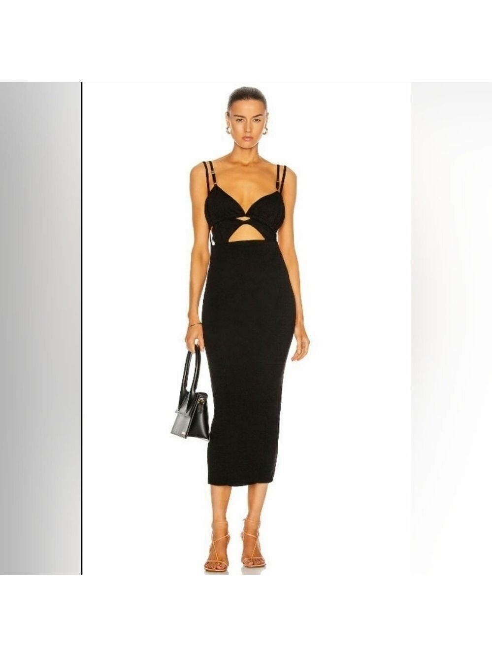 Jacquemus Black 'La Robe Pila' Dress size M(40) and XS(36) BNWT